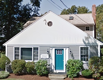 Outside view of dental office in Plymouth