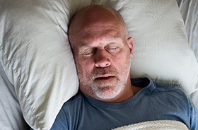 Man sleeping soundly